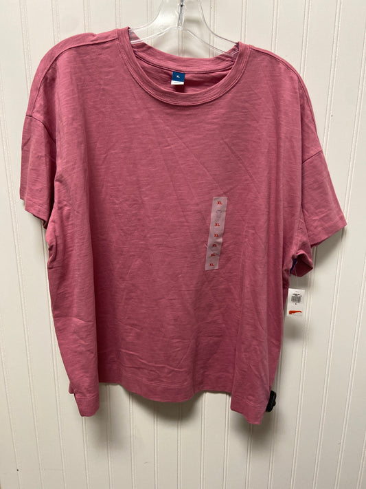 Pink Top Short Sleeve Old Navy, Size Xl