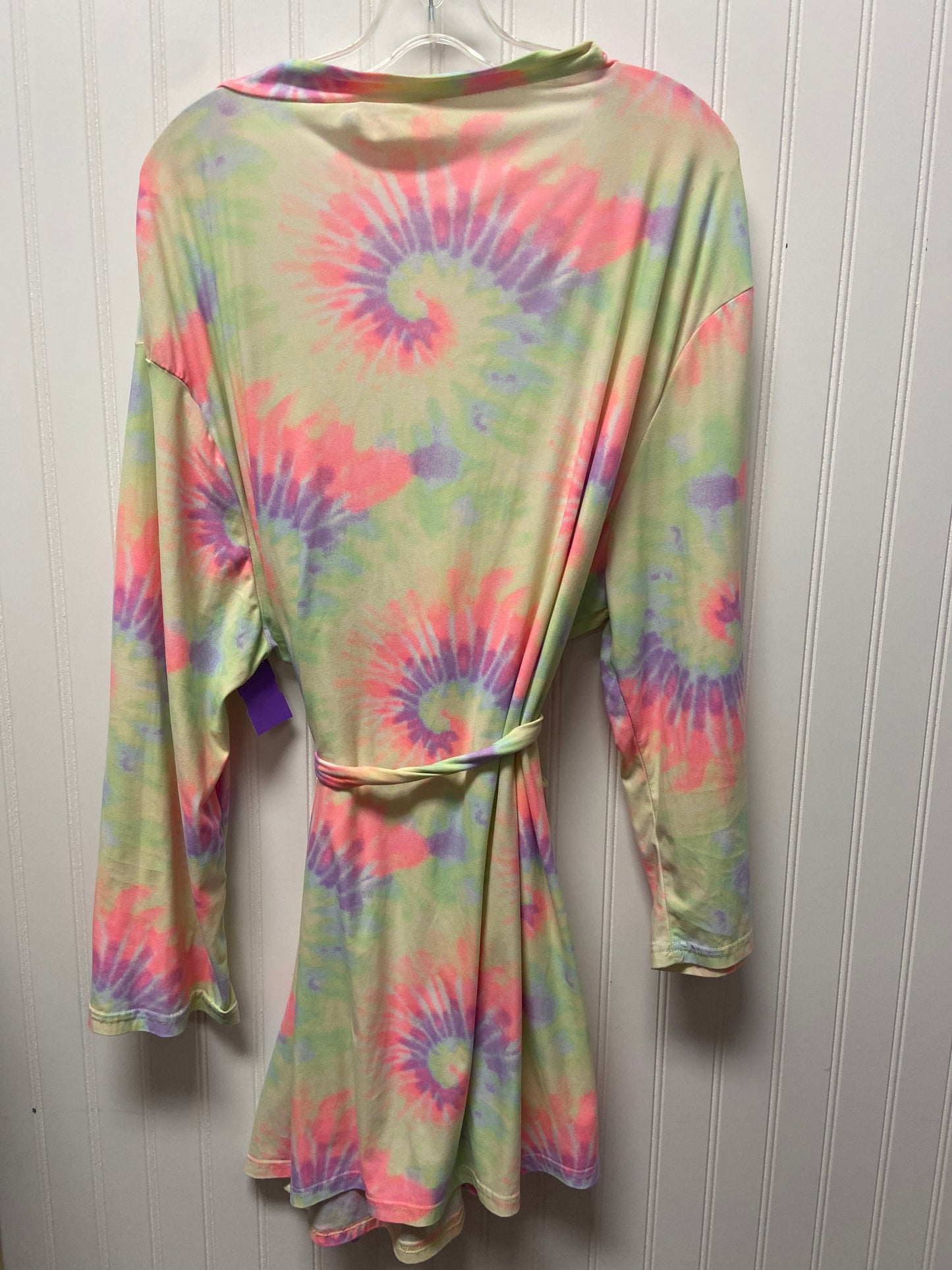 Tie Dye Print Robe Bobbie Brooks, Size L