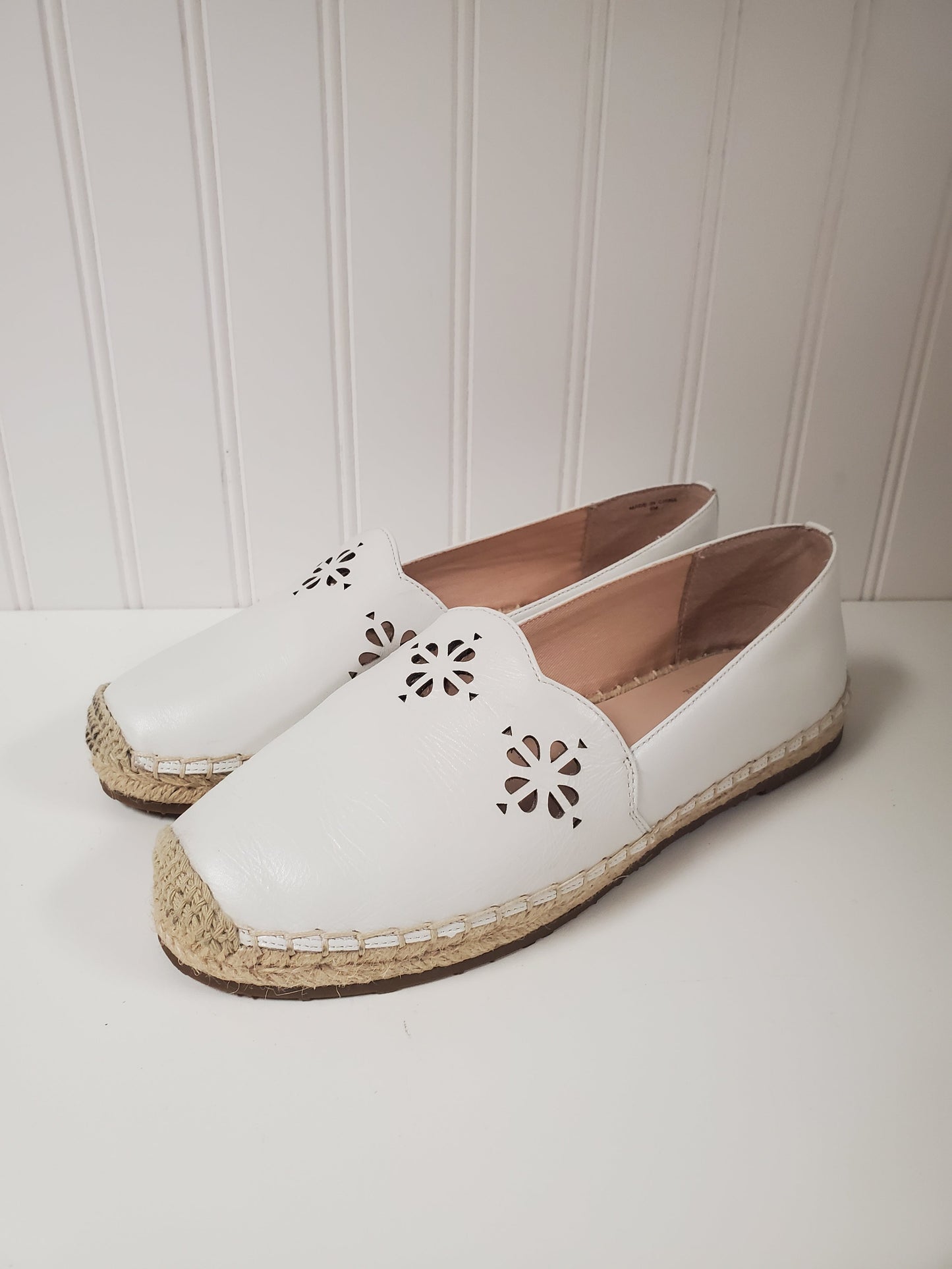 White Shoes Designer Kate Spade, Size 8