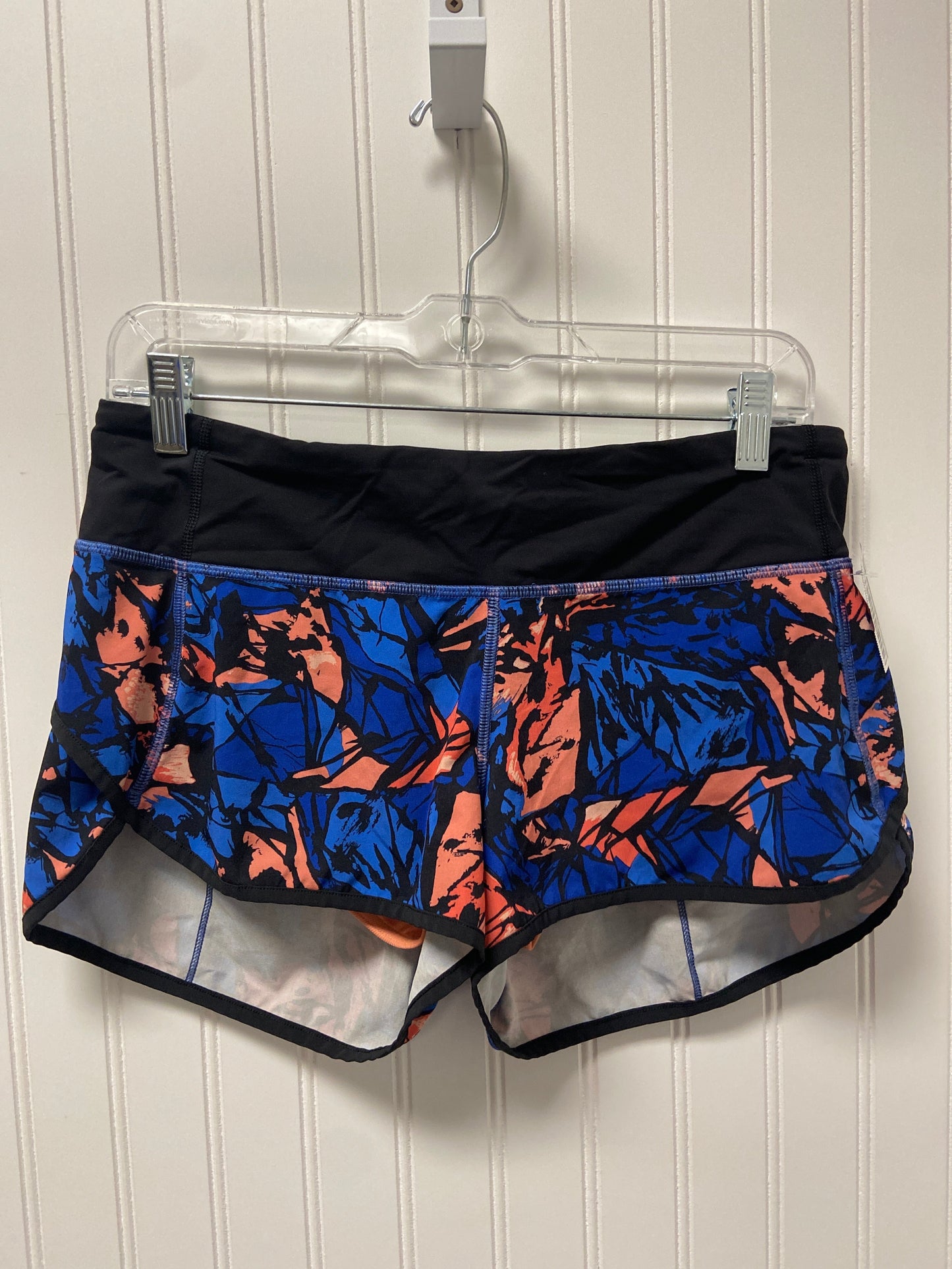 Blue & Orange Athletic Shorts Lululemon, Size S