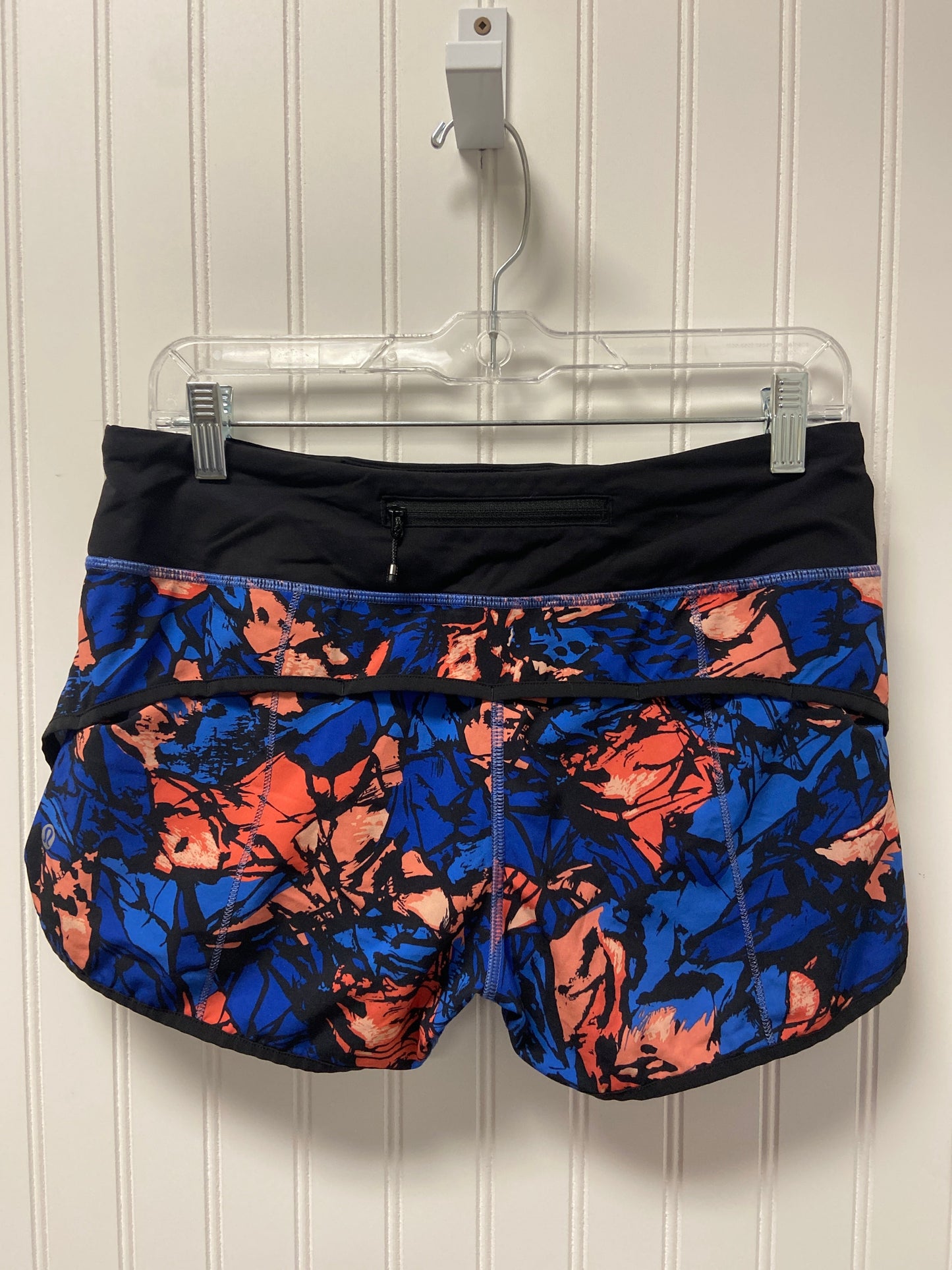 Blue & Orange Athletic Shorts Lululemon, Size S