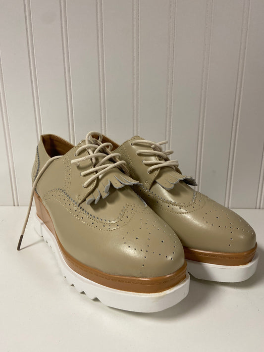 Beige Shoes Heels Platform Clothes Mentor, Size 9.5