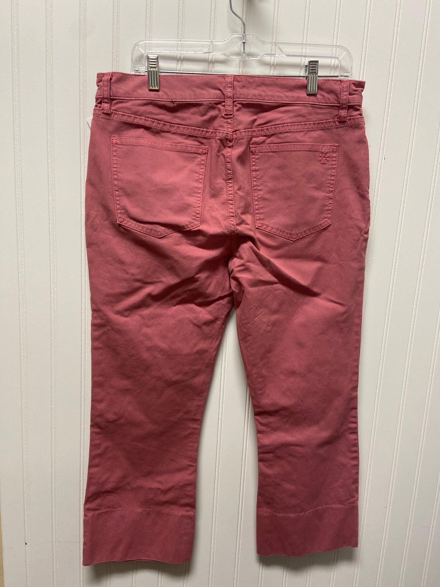 Pink Denim Jeans Designer Tory Burch, Size 10