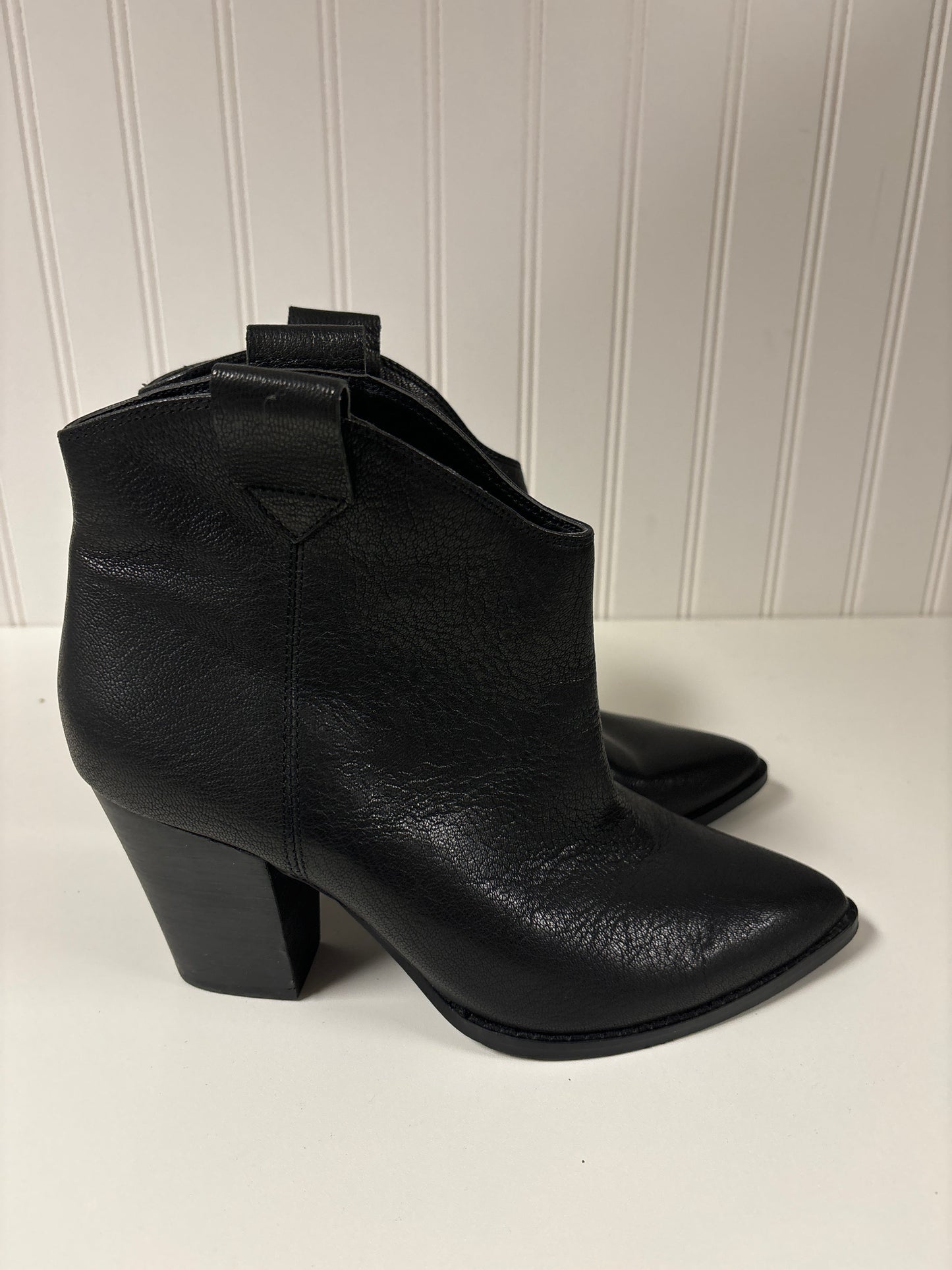 Boots Ankle Heels By Lucky Brand In Black, Size: 7.5