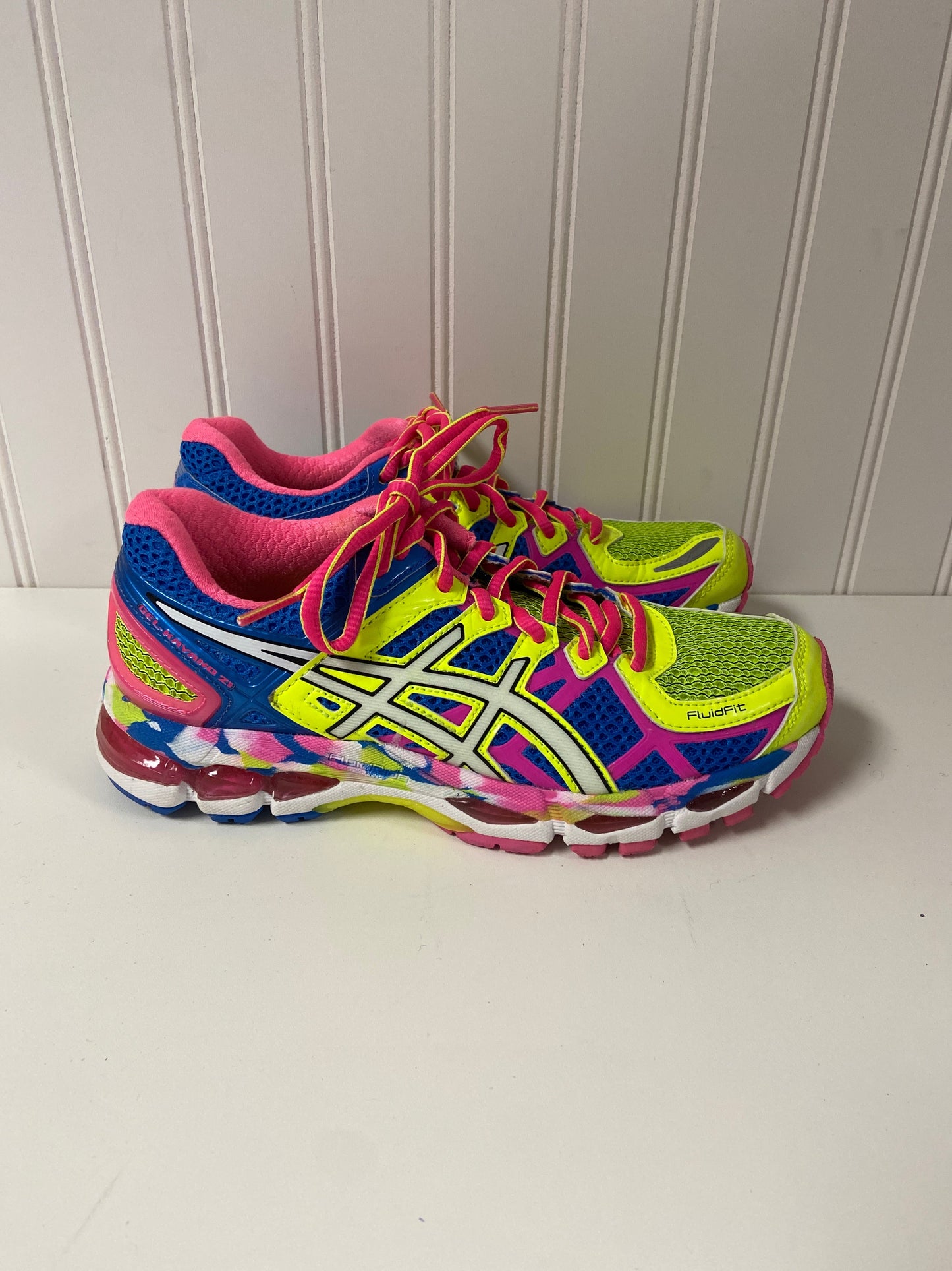 Shoes Athletic By Asics In Multi-colored, Size: 6