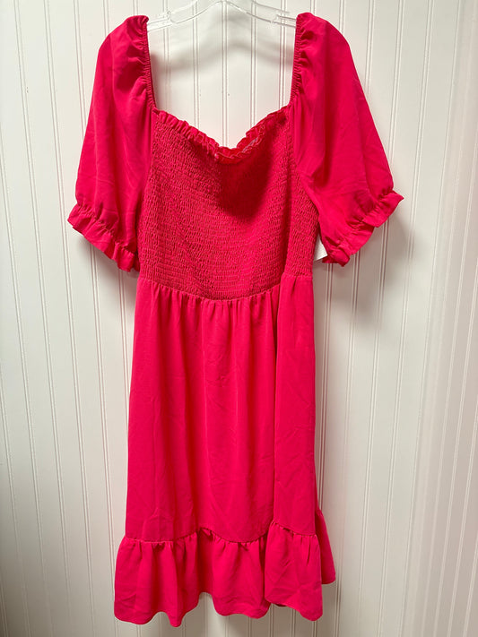 Pink Dress Casual Short Shein, Size 3x