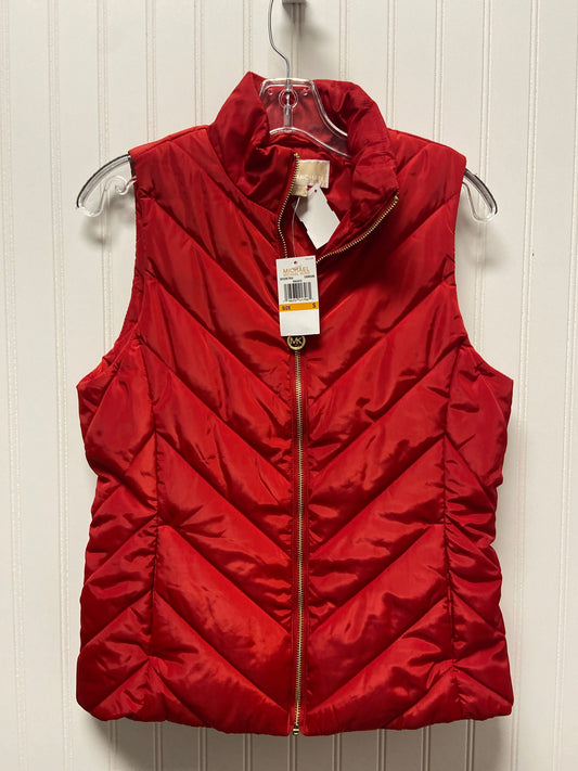 Red Vest Puffer & Quilted Michael By Michael Kors, Size S