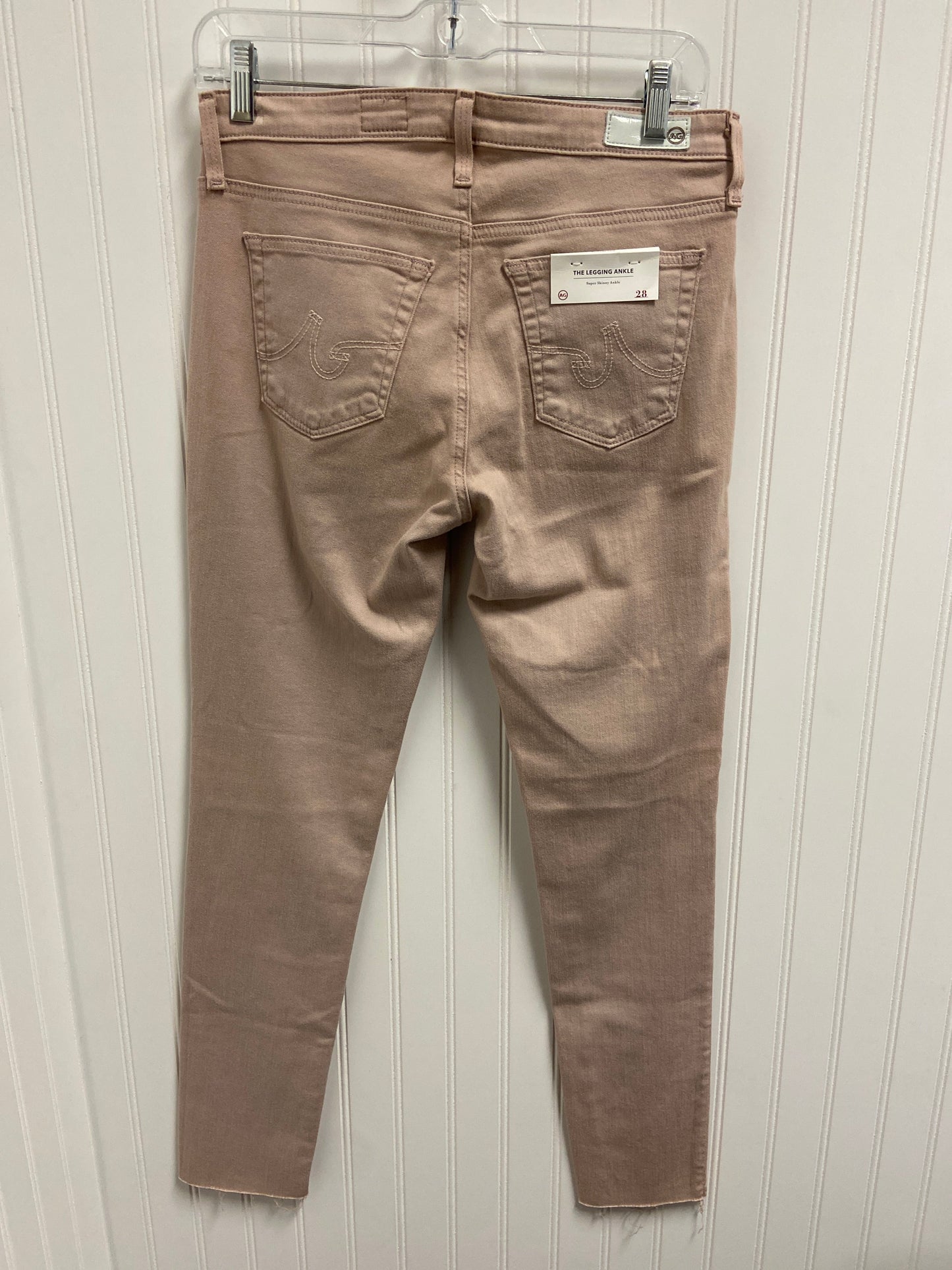 Jeans Designer By Adriano Goldschmied In Pink Denim, Size: 6