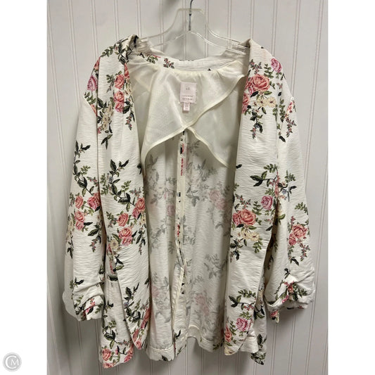 Blazer By Lc Lauren Conrad In White, Size: 2x