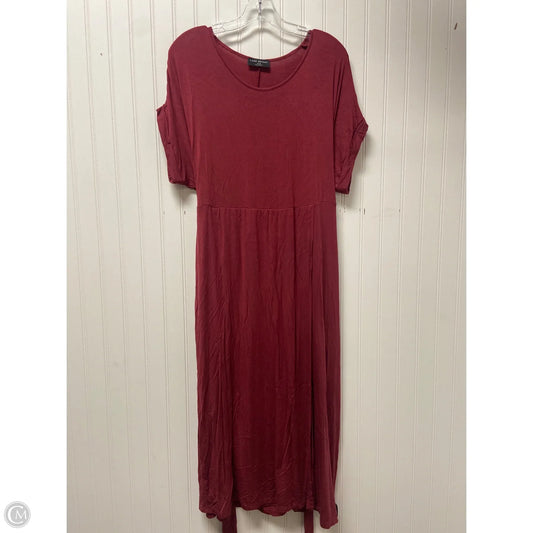 Dress Casual Midi By Lane Bryant In Red, Size: Xlp