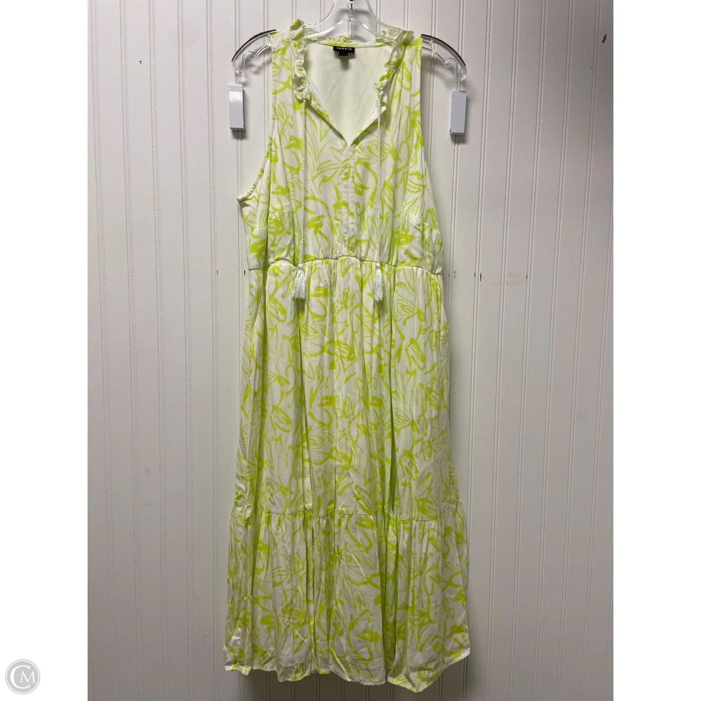 Dress Casual Maxi By Torrid In White, Size: 1x