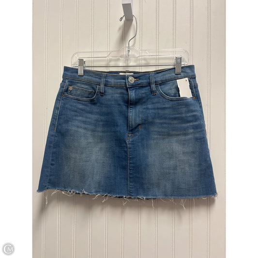 Skirt Mini & Short By Hudson In Blue Denim, Size: 4