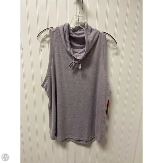 Athletic Tank Top By Reel Legends In Purple, Size: L