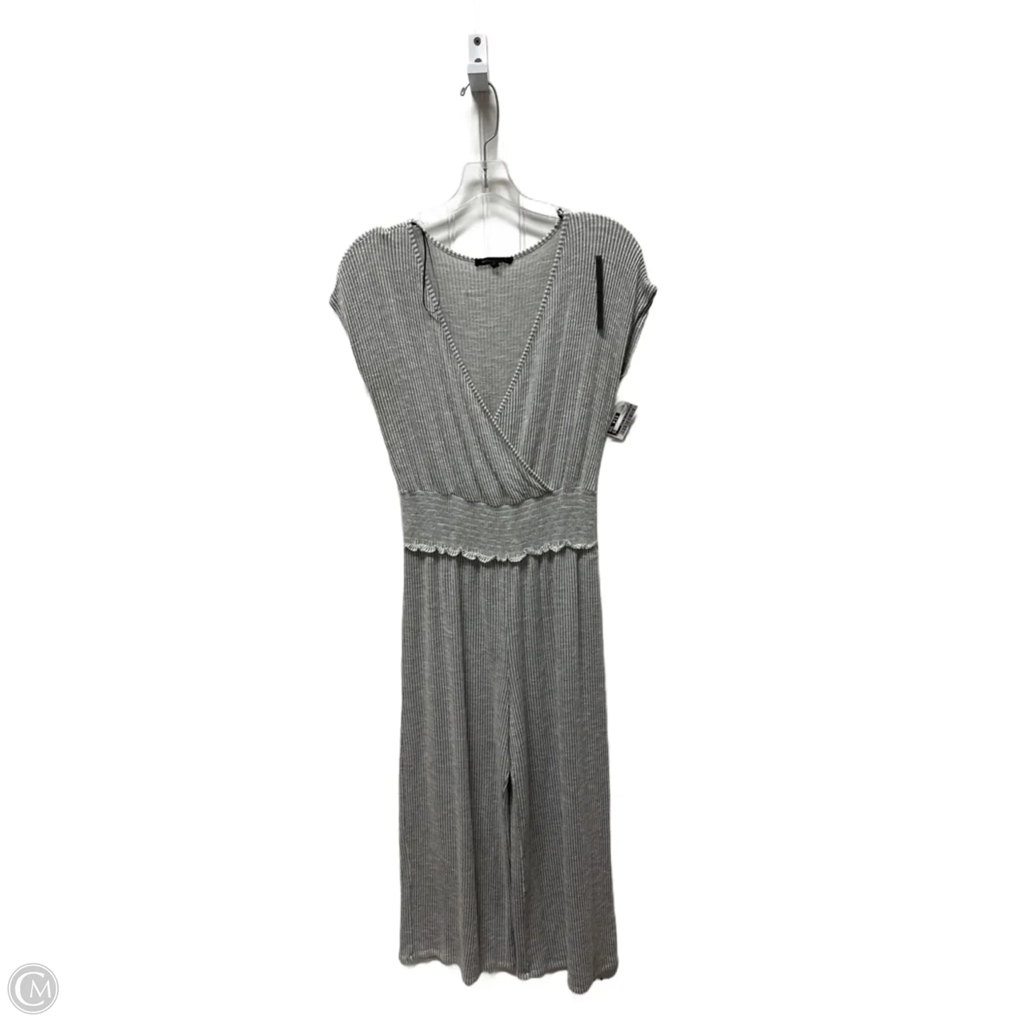 Jumpsuit By Caution To The Wind In Grey & White, Size: M