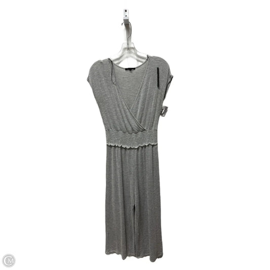 Jumpsuit By Caution To The Wind In Grey & White, Size: M