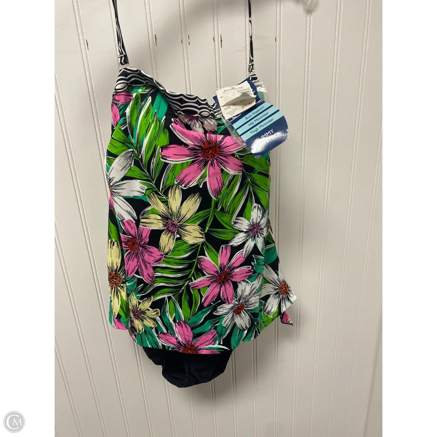 Swimsuit By Clothes Mentor In Floral Print, Size: M