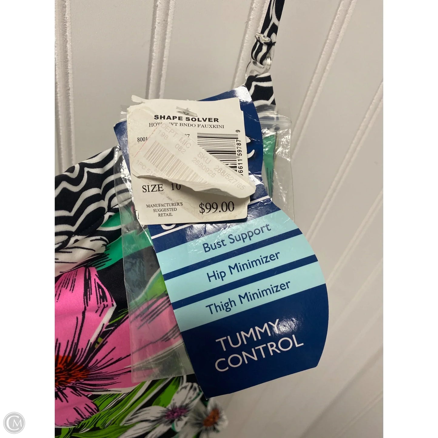 Swimsuit By Clothes Mentor In Floral Print, Size: M