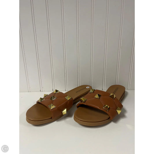 Sandals Flats By Olivia Miller In Tan, Size: 9