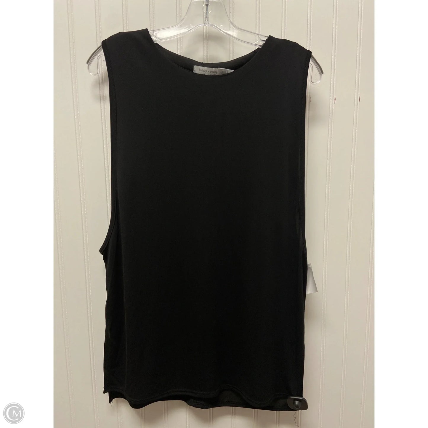 Top Sleeveless By Bishop + Young In Black, Size: L
