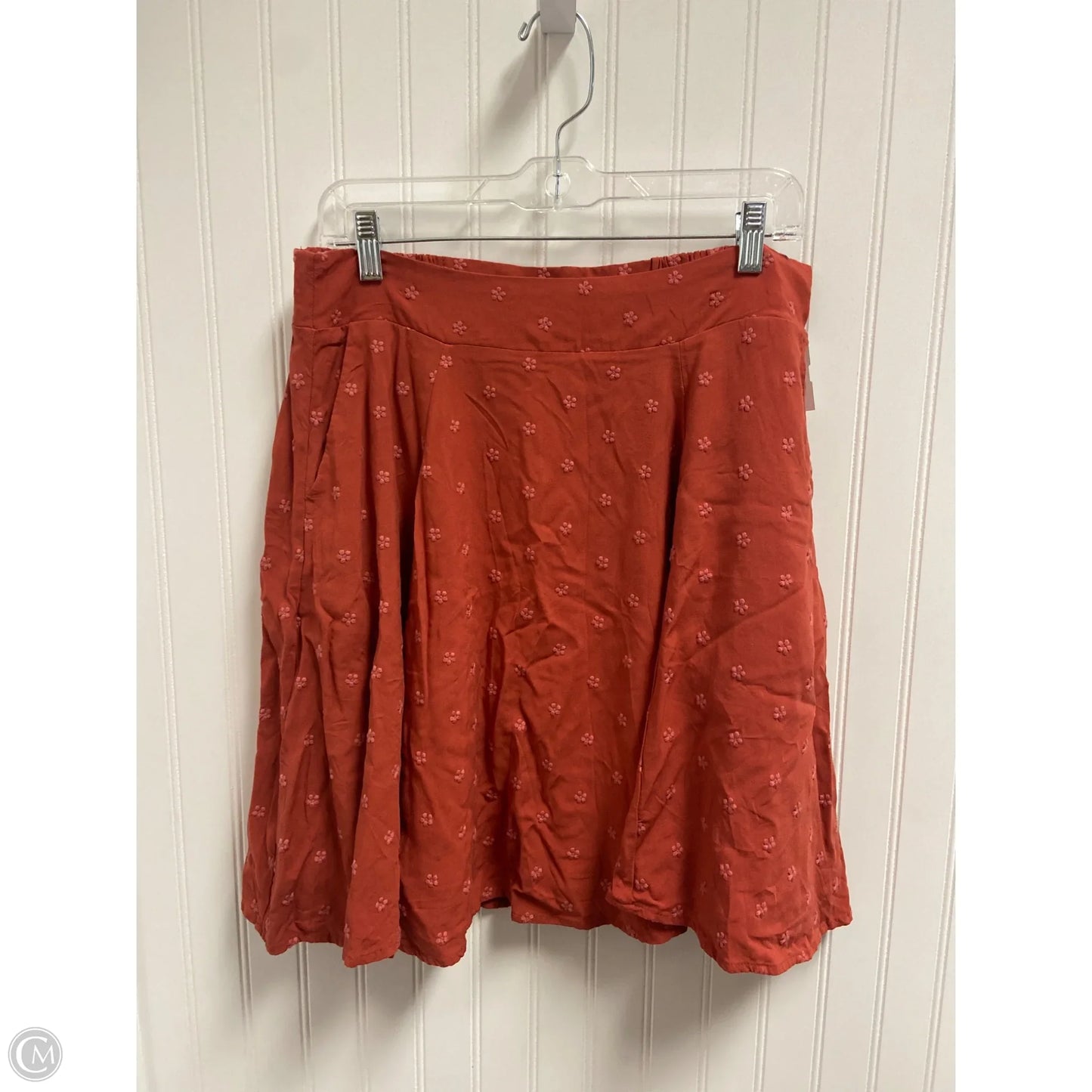 Skirt Mini & Short By Torrid In Orange, Size: M