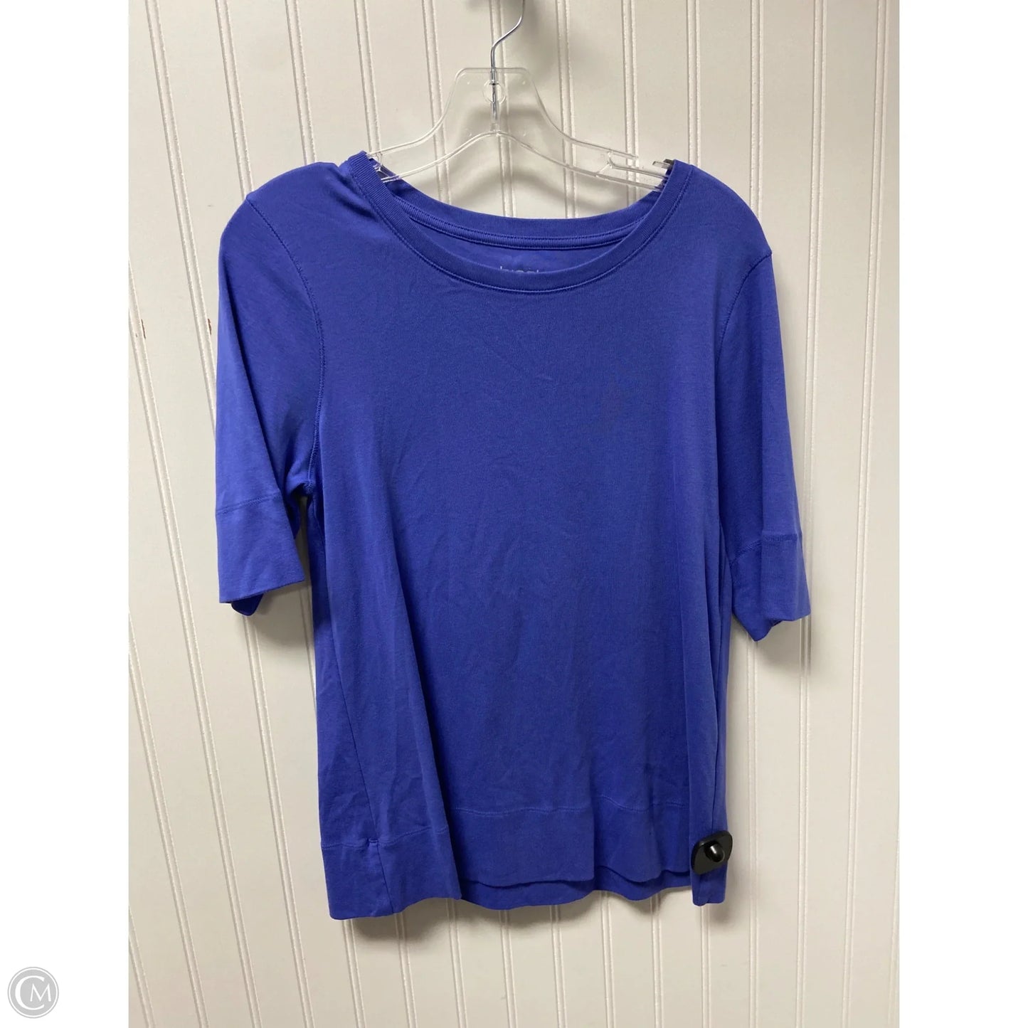 Top 3/4 Sleeve Basic By Chicos In Purple, Size: M