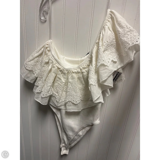 Bodysuit By Zara In White, Size: S