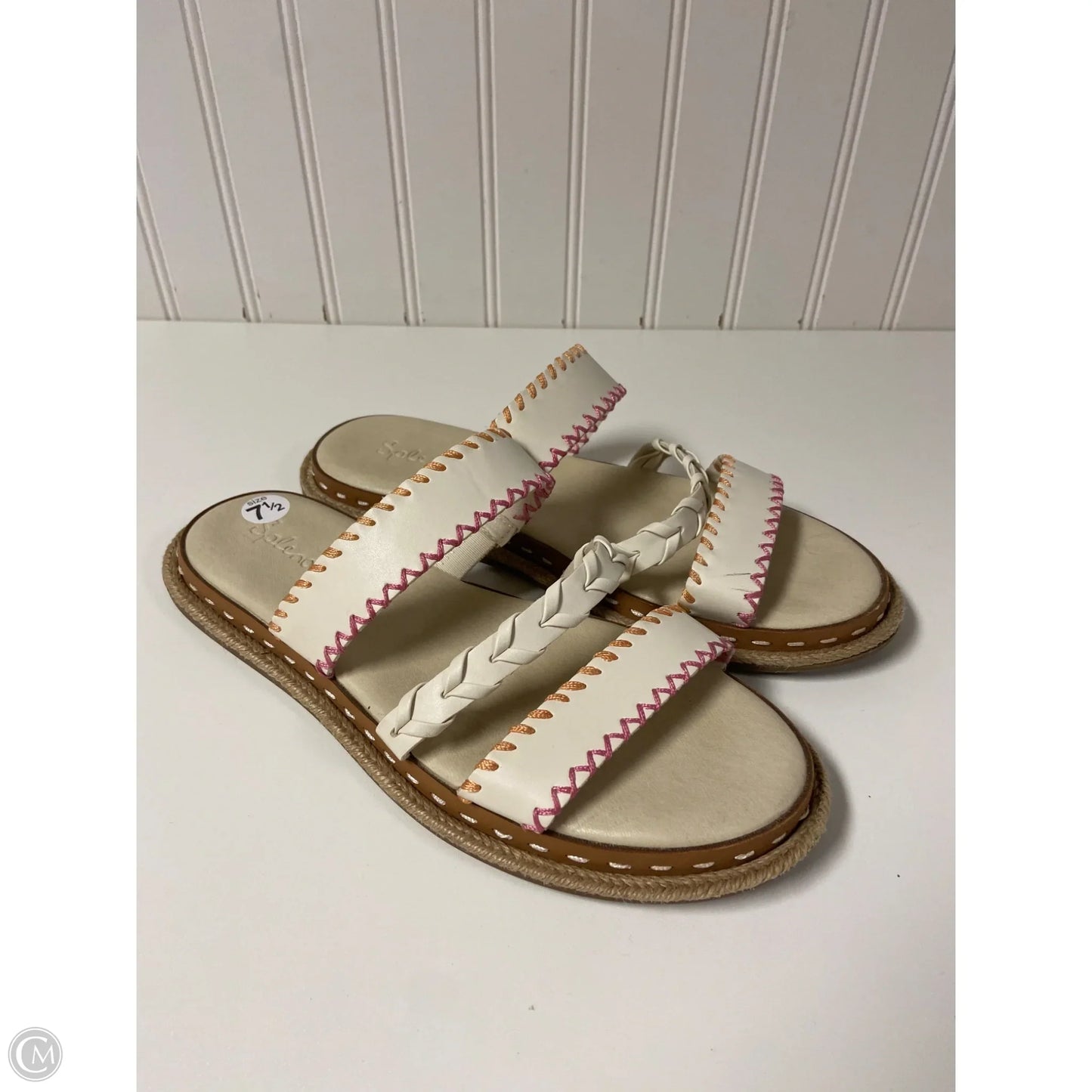 Sandals Flats By Splendid In Beige, Size: 7.5