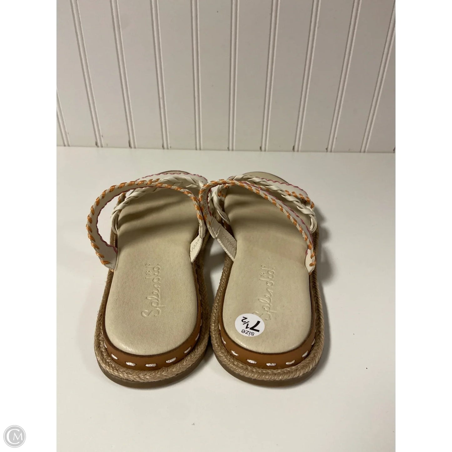 Sandals Flats By Splendid In Beige, Size: 7.5