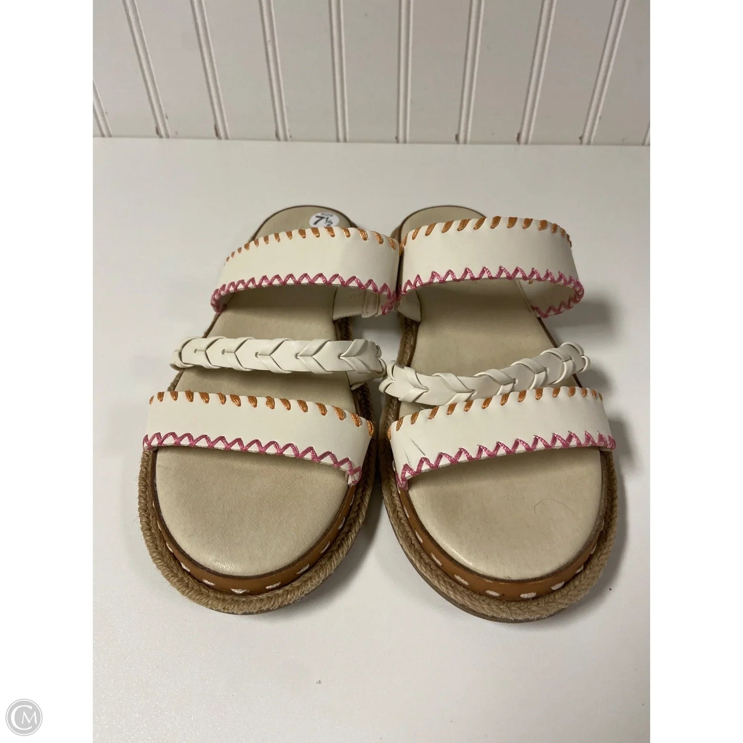 Sandals Flats By Splendid In Beige, Size: 7.5