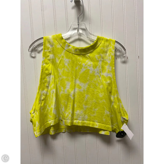 Athletic Tank Top By Lululemon In Yellow, Size: S