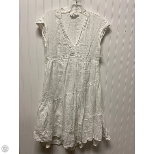 Dress Casual Short By Vineyard Vines In White, Size: Xxs