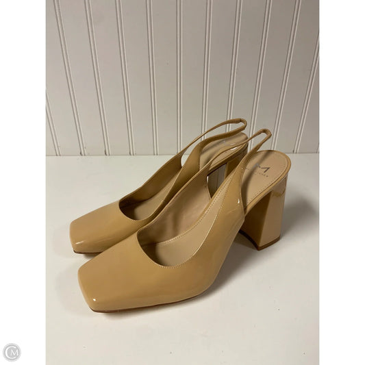 Shoes Heels Block By Marc Fisher In Tan, Size: 10