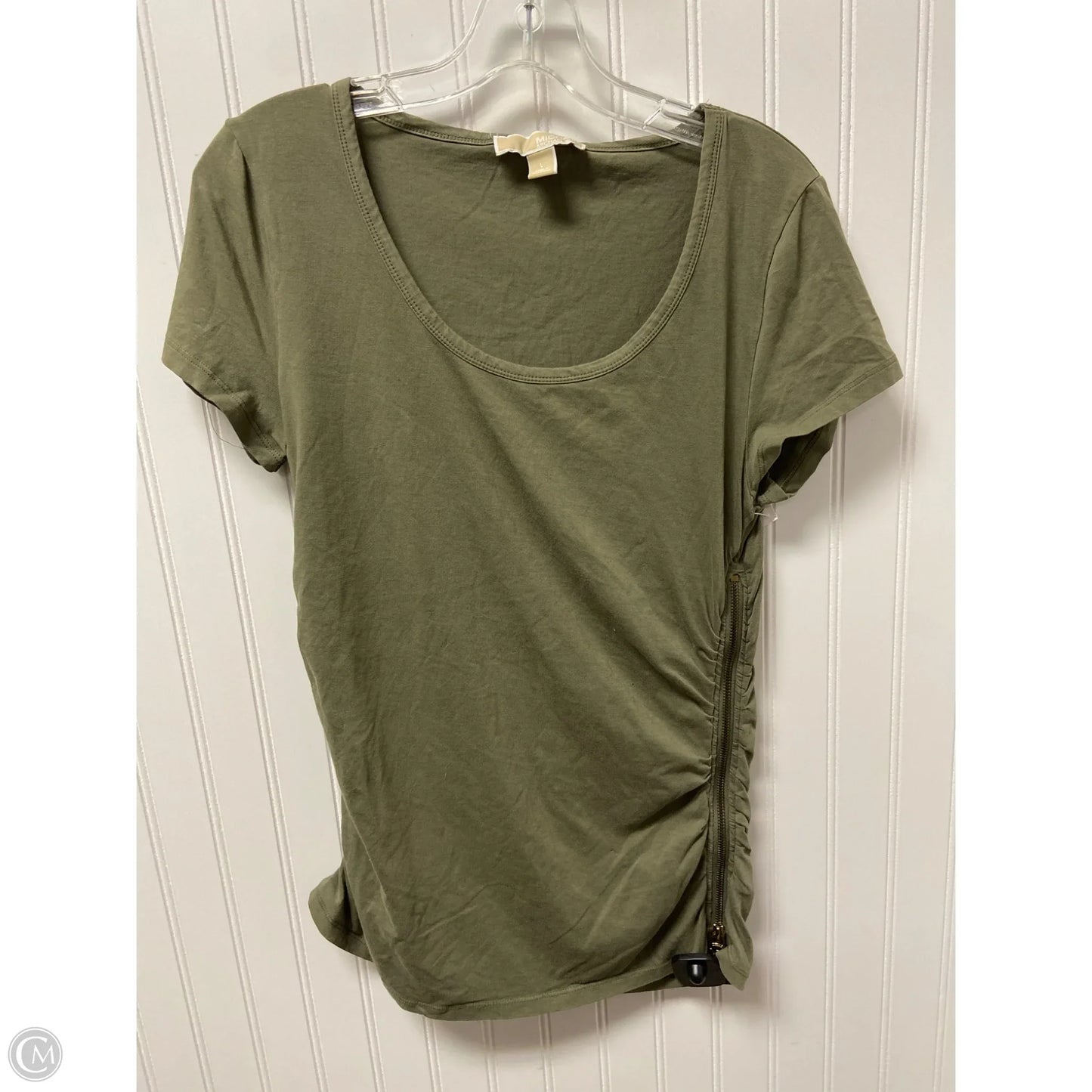 Top Short Sleeve By Michael By Michael Kors In Green, Size: L