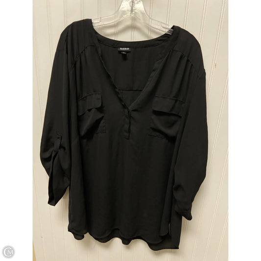Top Long Sleeve By Torrid In Black, Size: 4x