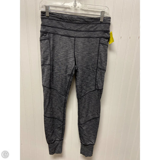 Athletic Leggings By Athleta In Grey, Size: M
