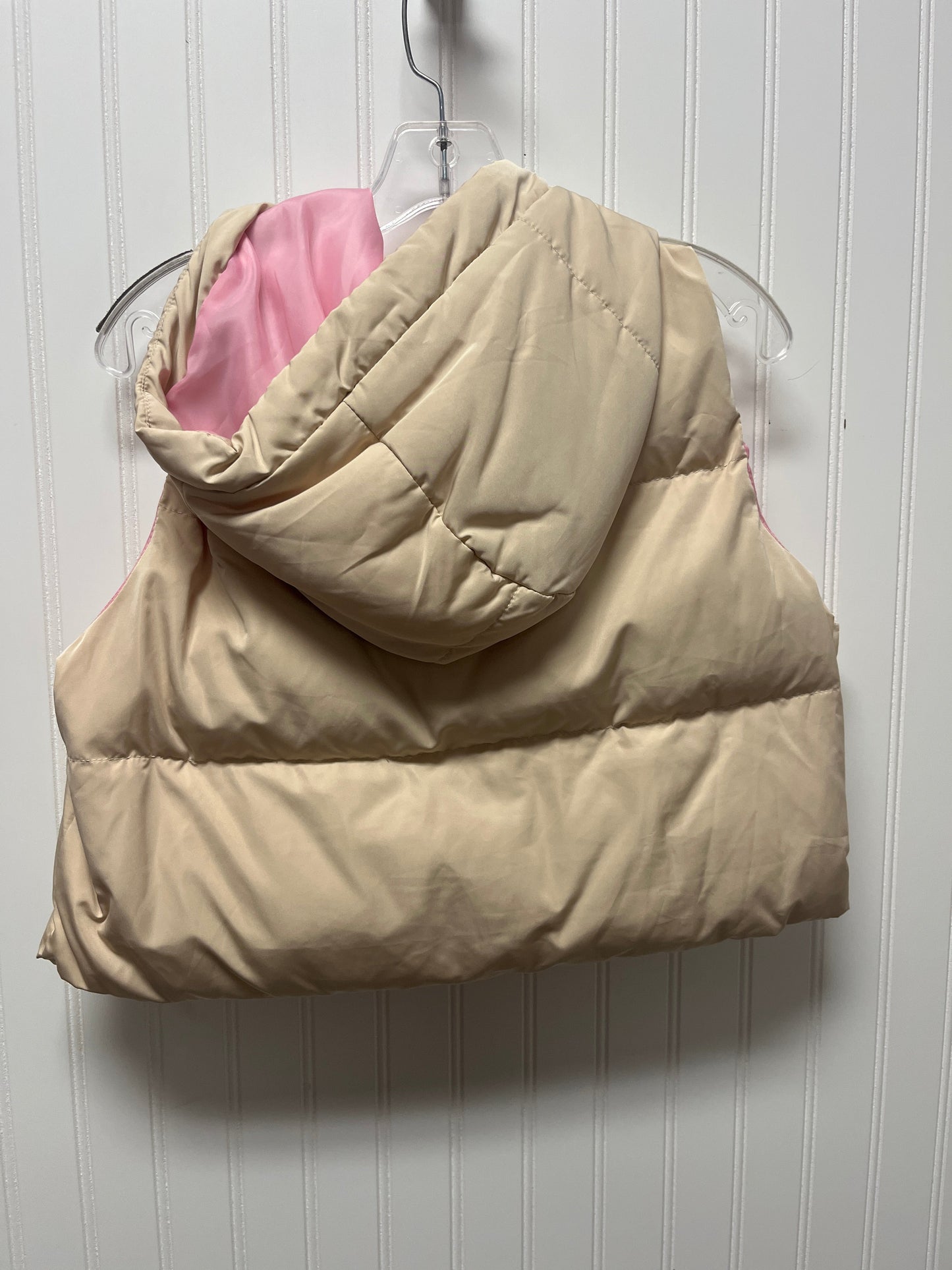 Vest Puffer & Quilted By Shein In Cream, Size: S