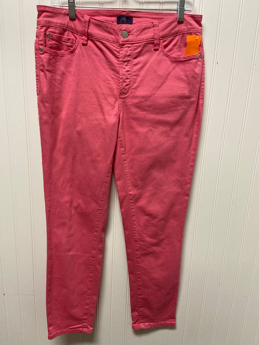 Jeans Designer By Not Your Daughters Jeans In Hot Pink, Size: 8