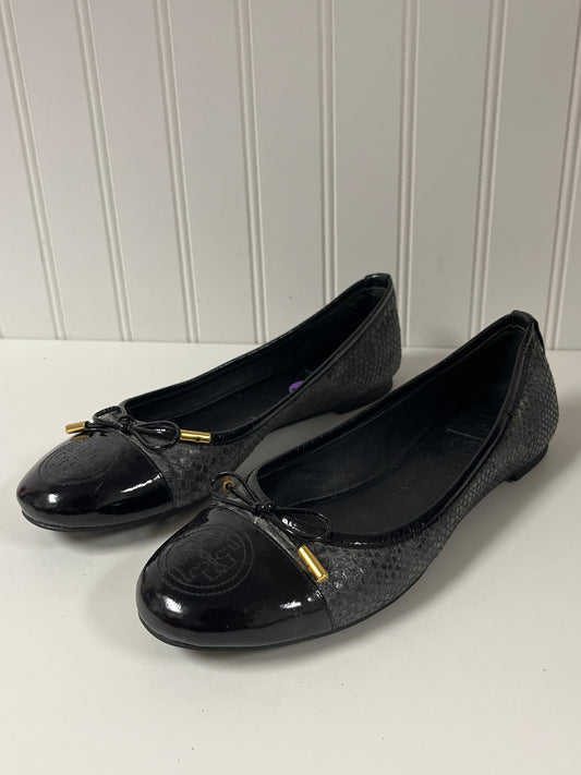 Grey Shoes Designer Tory Burch, Size 8