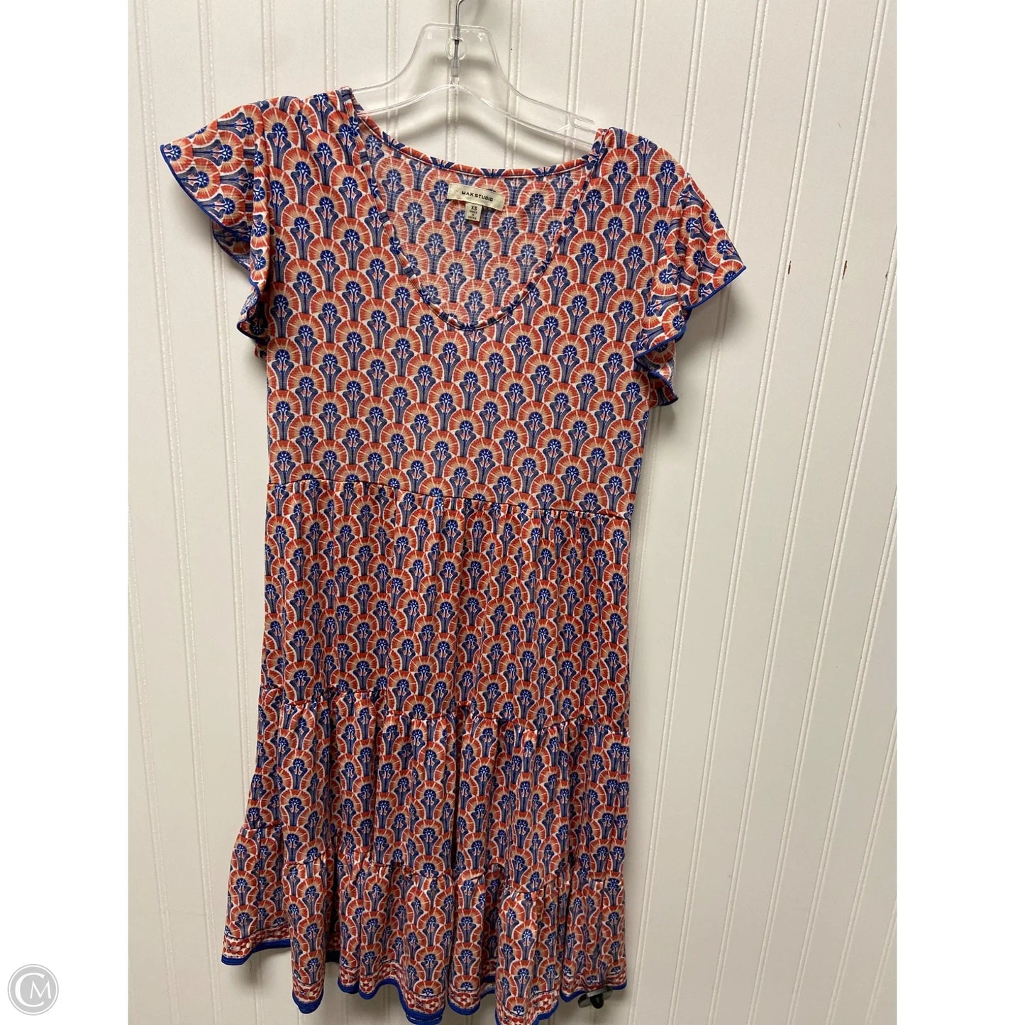 Dress Casual Short By Max Studio In Orange, Size: Xs