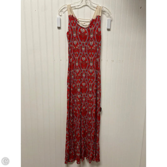 Dress Casual Maxi By Pink Rose In Red, Size: S