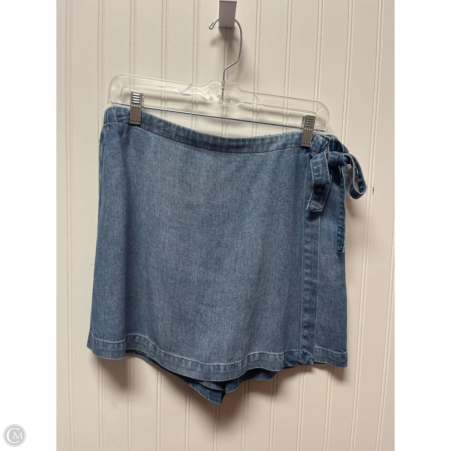 Skort By Cloth & Stone In Blue Denim, Size: 8
