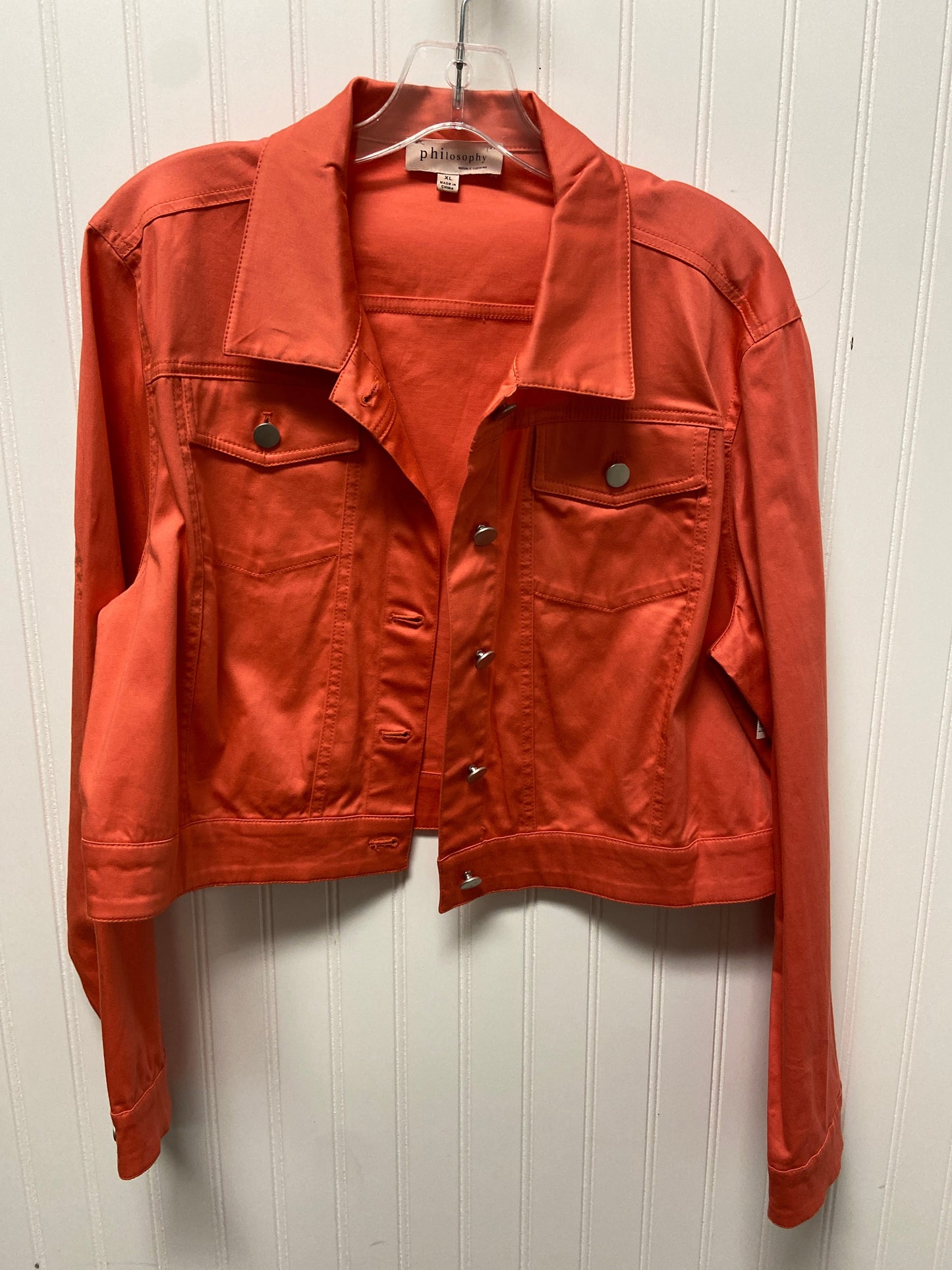 Jacket Other By Philosophy In Coral, Size: Xl