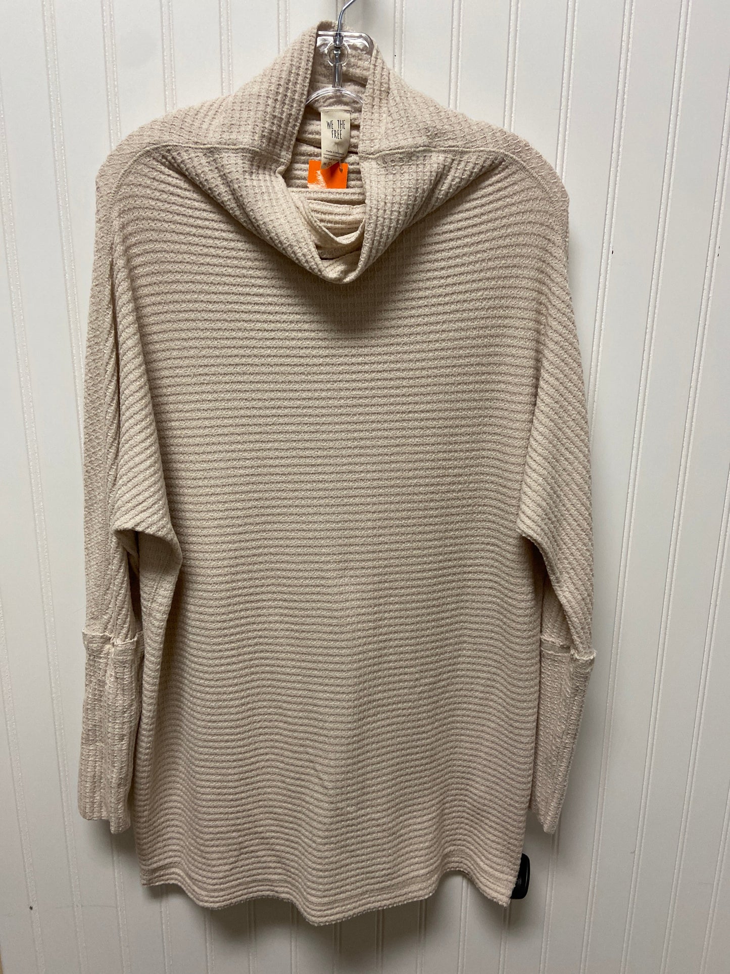 Tunic Long Sleeve By We The Free In Beige, Size: Xs