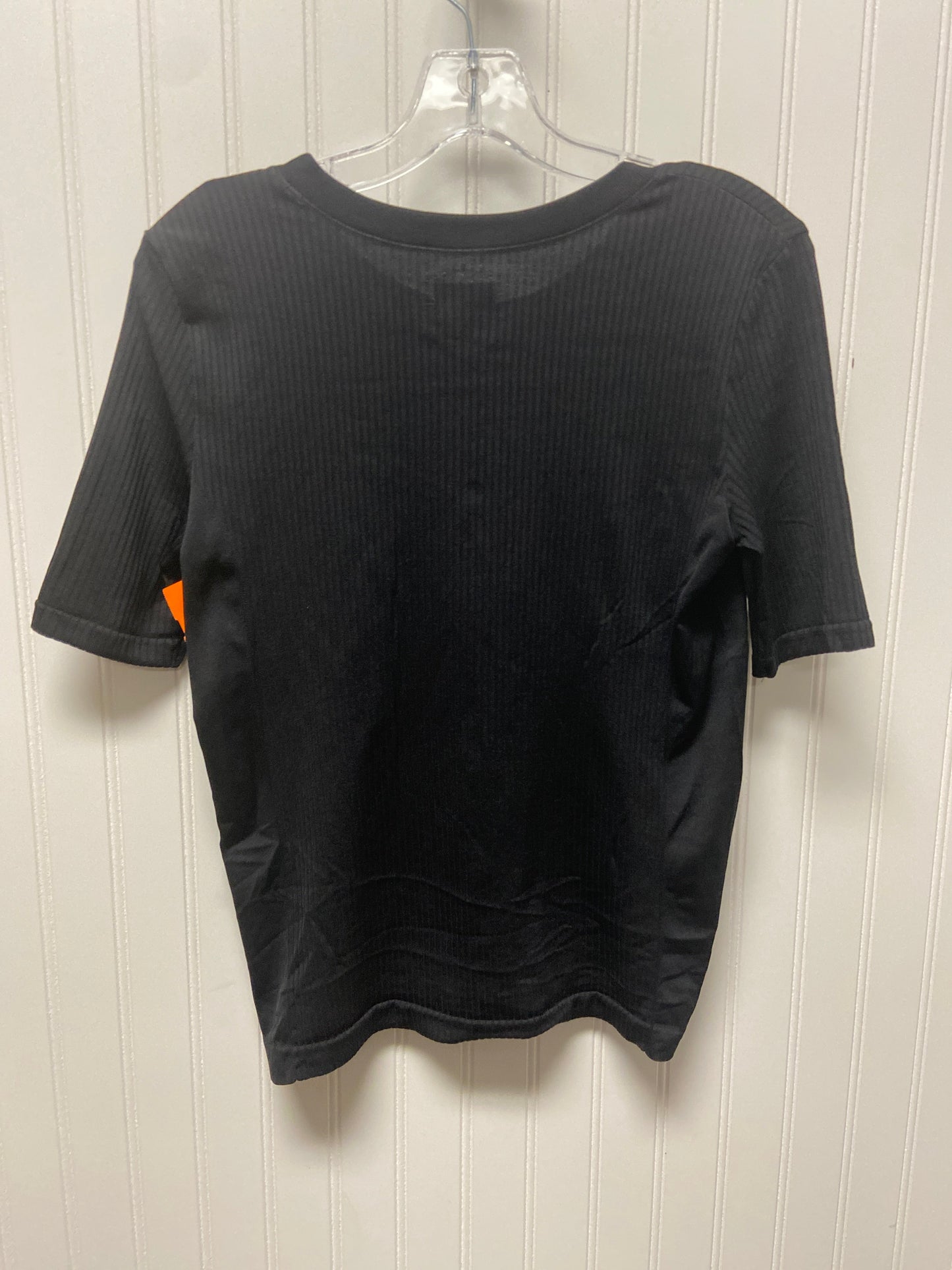 Athletic Top Short Sleeve By Athleta In Black, Size: S