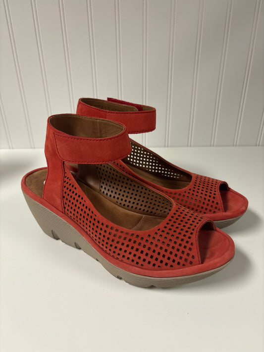 Sandals Heels Wedge By Clarks  Size: 9