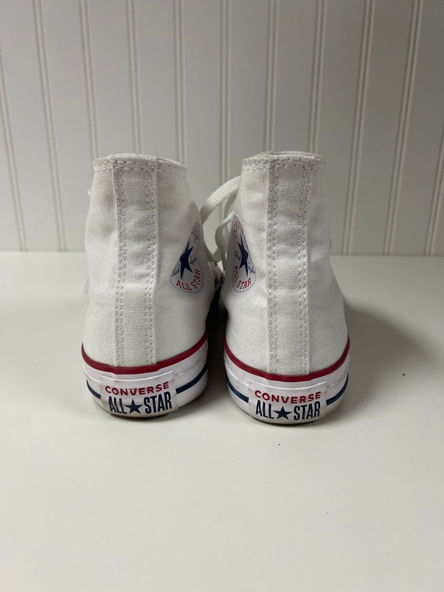 White Shoes Sneakers Converse, Size 6.5