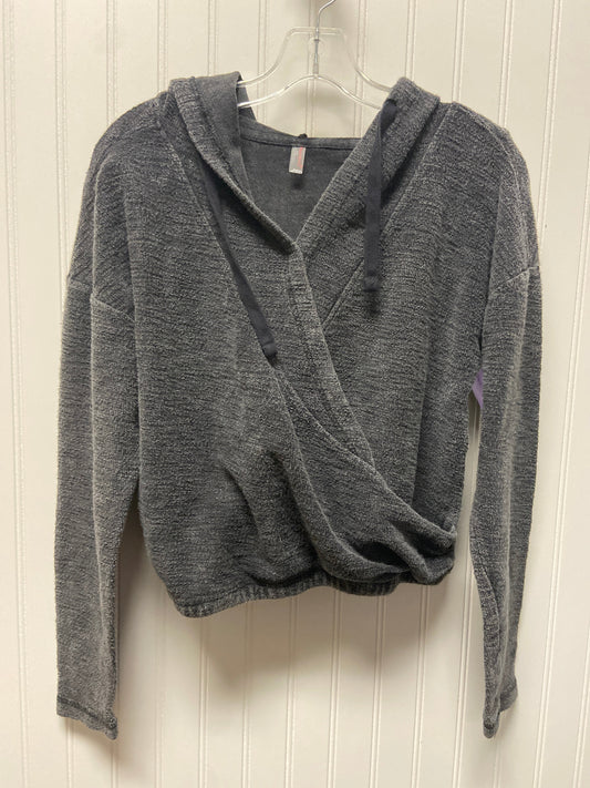 Grey Sweatshirt Hoodie Free People, Size Xs