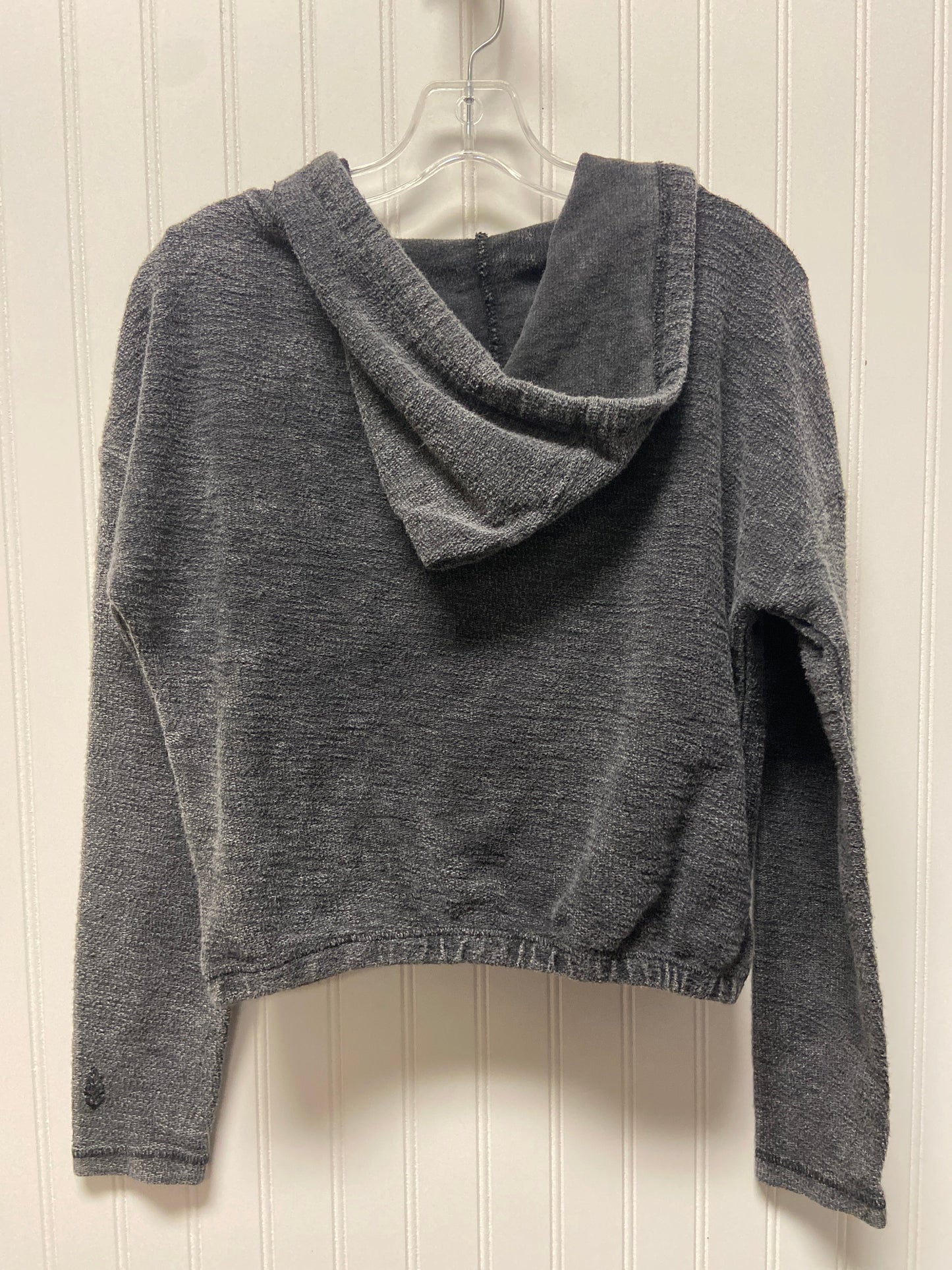 Grey Sweatshirt Hoodie Free People, Size Xs