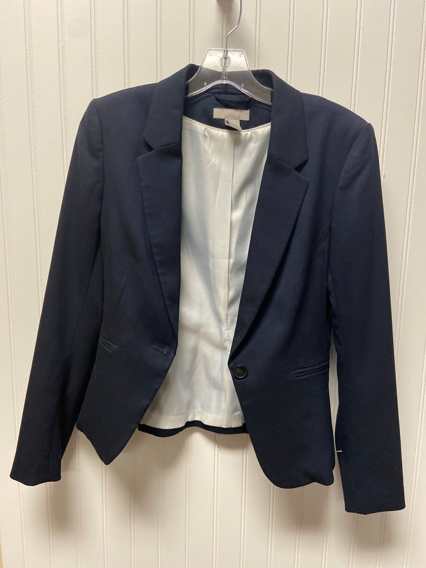 Blazer By H&m In Navy, Size: Xs