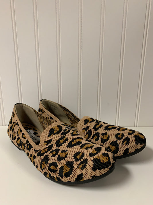Animal Print Shoes Flats Steve Madden, Size 8